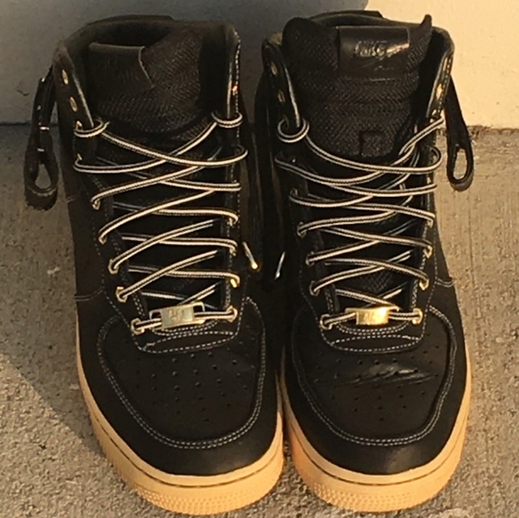 Nike Air Force 1 Leather Street Combat Size 7.5 - Picture 3 of 16